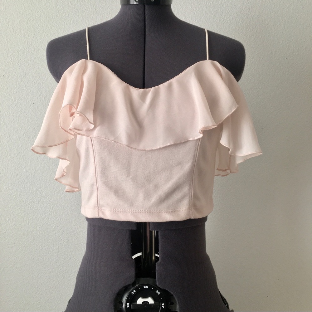 Ruffle Crop Top by Forever 21